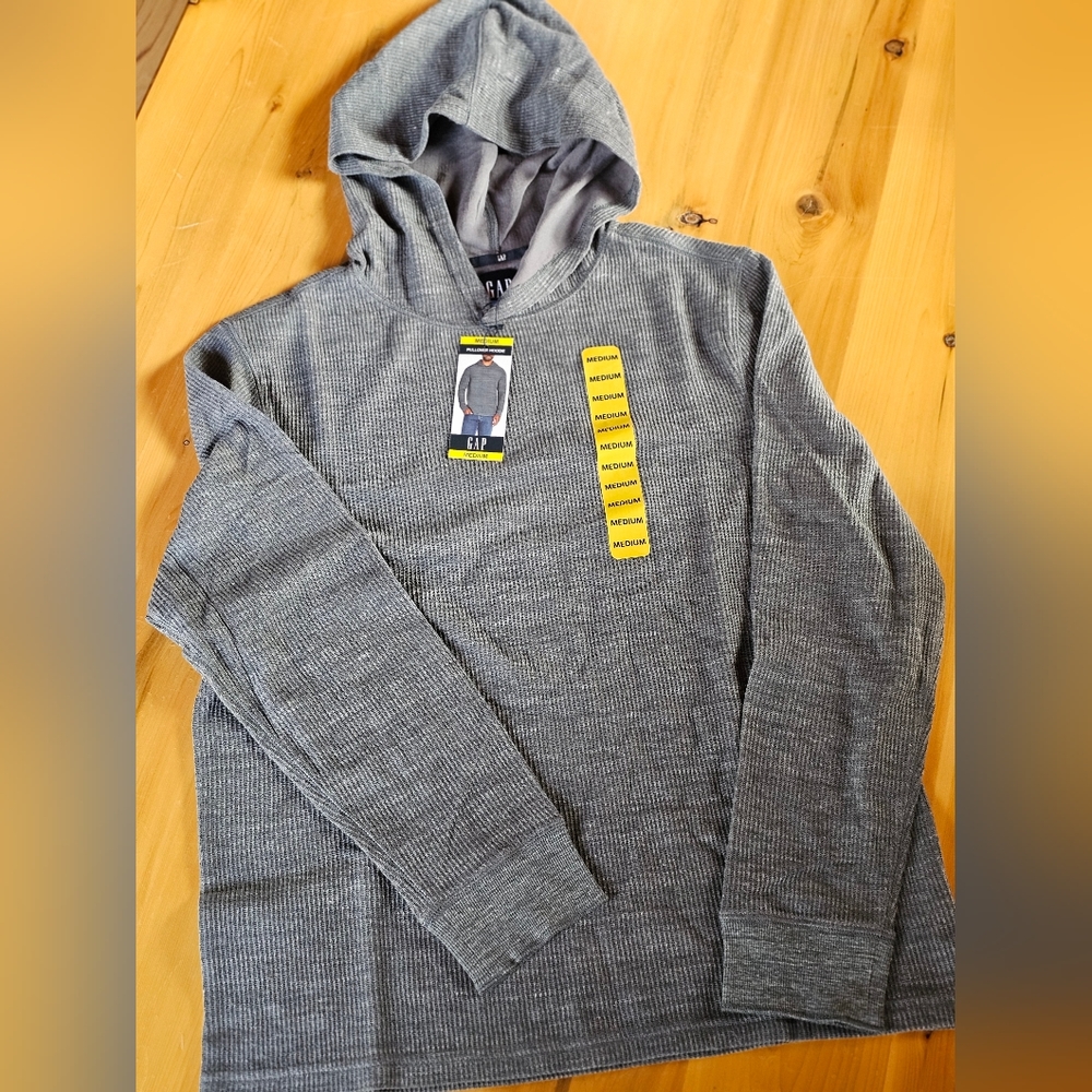 Brand New Gap Men's Grey shirt w hoodie